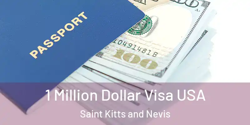 1 Million Dollar Visa USA Saint Kitts and Nevis